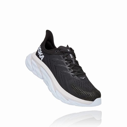 Hoka One One CLIFTON EDGE Vegan Shoes For Men India Black IN-4502